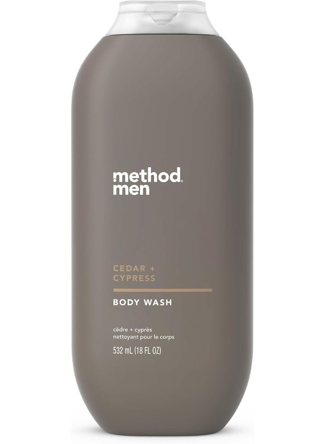 Method Men Body Wash Cedar Cypress 18 Fl Oz 532 Ml - Image 1
