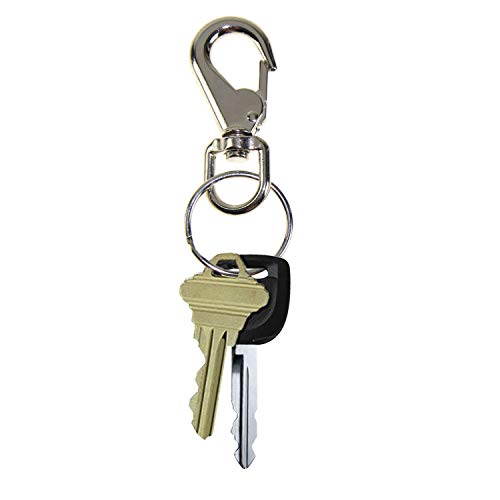 Lucky Line 3-1/4" Heavy-Duty Boat Snap, Nickel-Plated Zinc with 1-1/2" Split Key Ring(44701) - Image 2