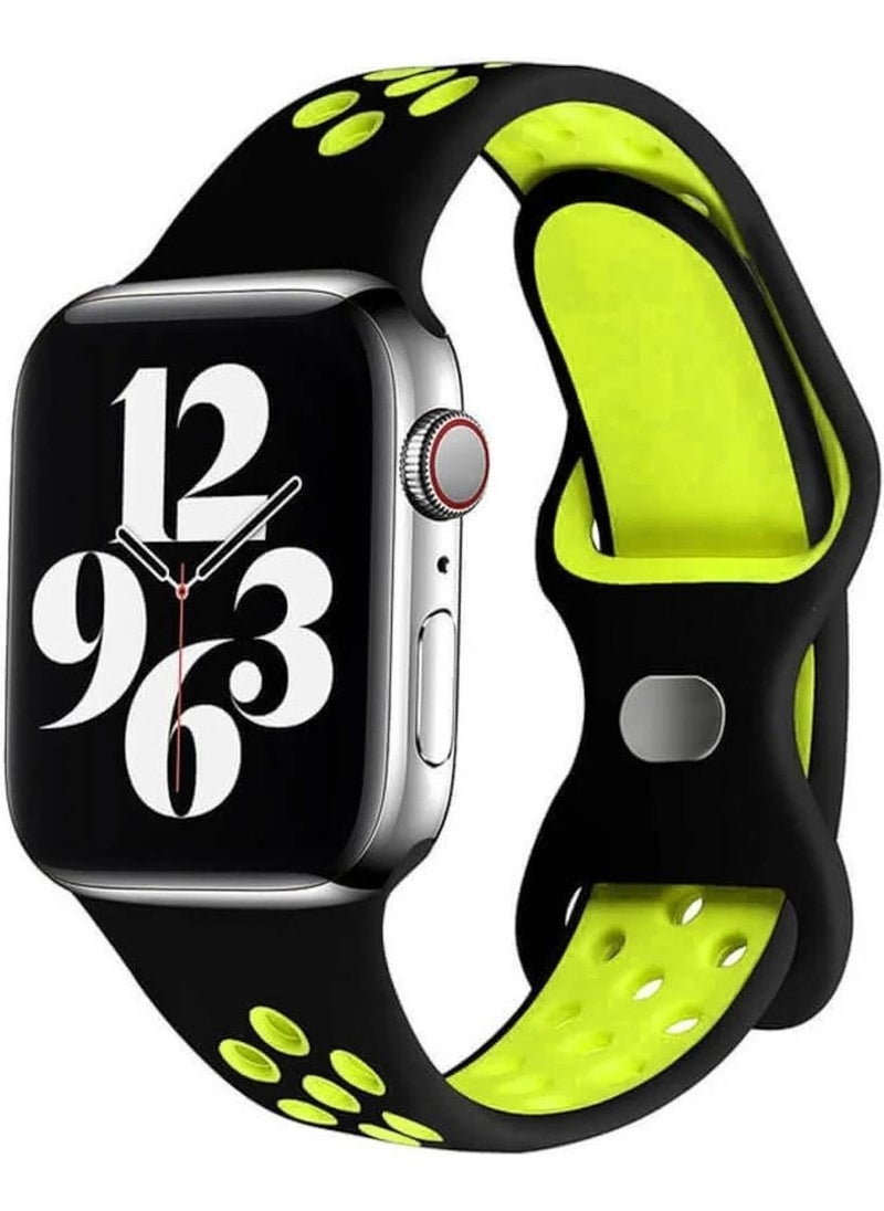 Koodmax - Apple Watch Perforated Nike Sport Band Series 9 Ultra 2 Compatible S-M 38 40 41MM - Image 1