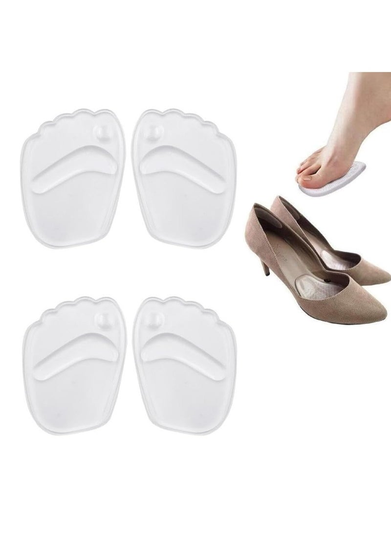 Generic 2 Pairs High Heel Cushion Inserts Pads  Reusable Anti-Slip Shoe Pads Foot Insoles Blister - Image 1