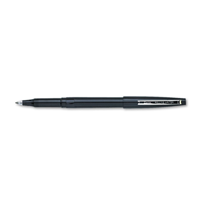 Pentel Rolling Writer Pen, 0.8 Millimeter Cushion Ball Tip, Black Ink, 12 pens (R100-A) - Image 5