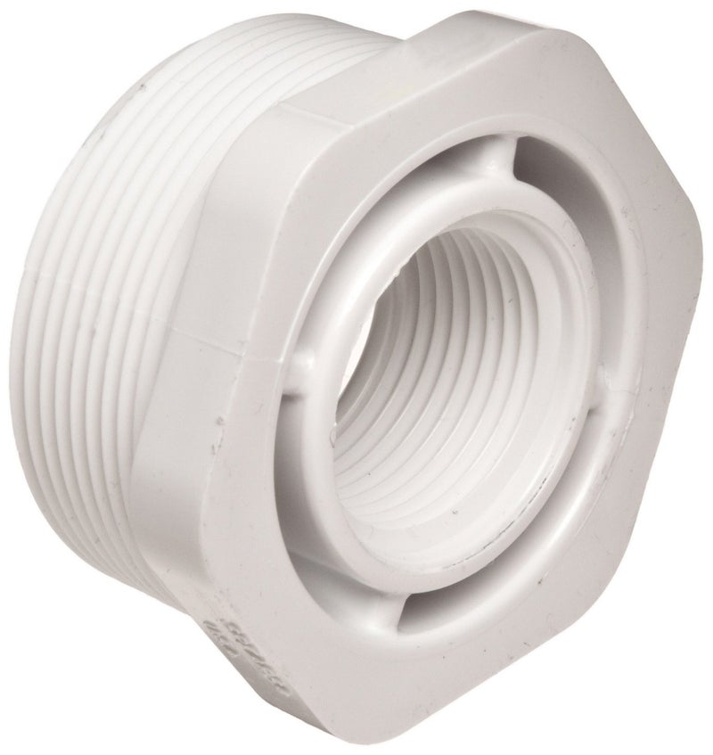 Flowline LM52-1400 PVC Reducer Bushing, 2" x 1" NPT Thread - Image 1