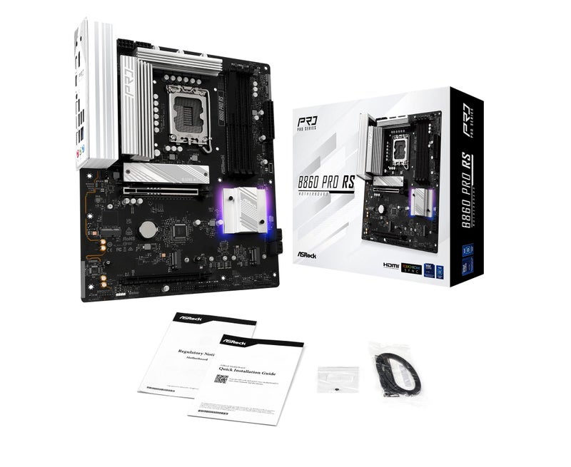 ASRock B860 Pro RS Intel Core Ultra DDR5 8666 MHz 256GB M.2 LGA1851 ATX Motherboard SATA3 6.0 Gb/s PCIe 5.0 BIOS Flashback - Image 4