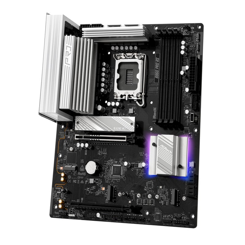 ASRock B860 Pro RS Intel Core Ultra DDR5 8666 MHz 256GB M.2 LGA1851 ATX Motherboard SATA3 6.0 Gb/s PCIe 5.0 BIOS Flashback - Image 3