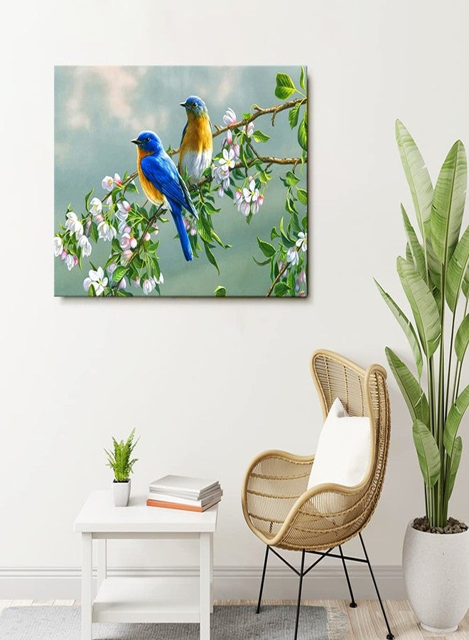 999STORE لوحات جدارية خشبية من 999STORE، لوحة جدارية للطيور (قماش مشدود 24 × 36 بوصة) Wooden32158 - Image 1