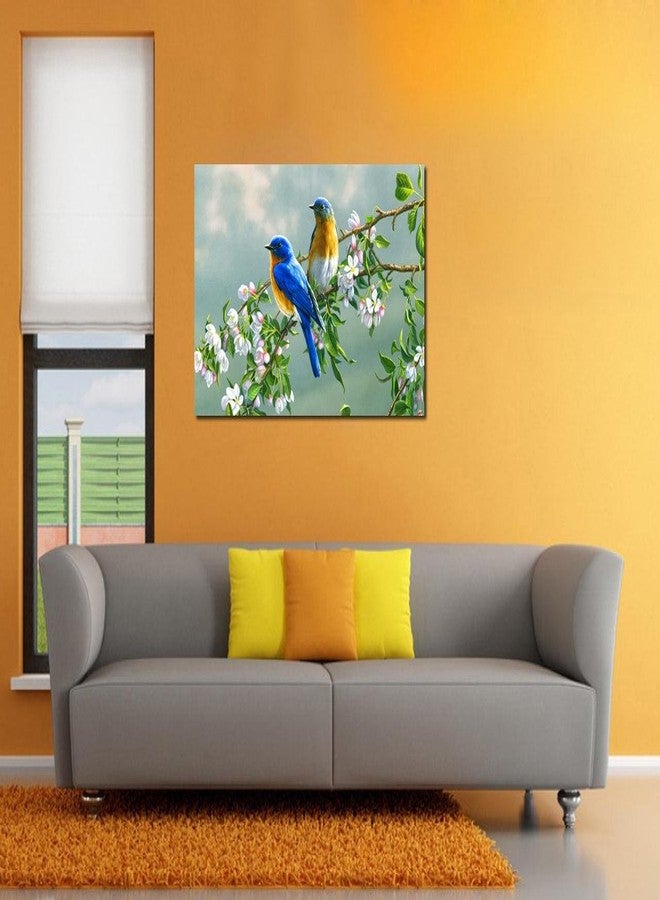 999STORE لوحات جدارية خشبية من 999STORE، لوحة جدارية للطيور (قماش مشدود 24 × 36 بوصة) Wooden32158 - Image 2