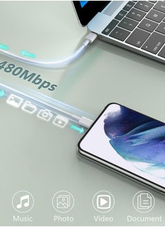 RECRSI RECRSI PD iPhone 35W Fast Charger USB-C Adapter with USB C to USB-C Data Cable Power Cable Compatible with iPhone 15/15 Pro/15 Pro Max MacBook Air/Pro iPad Pro Samsung Galaxy S24/S24 Ultra Pixel USB C  - Image 5