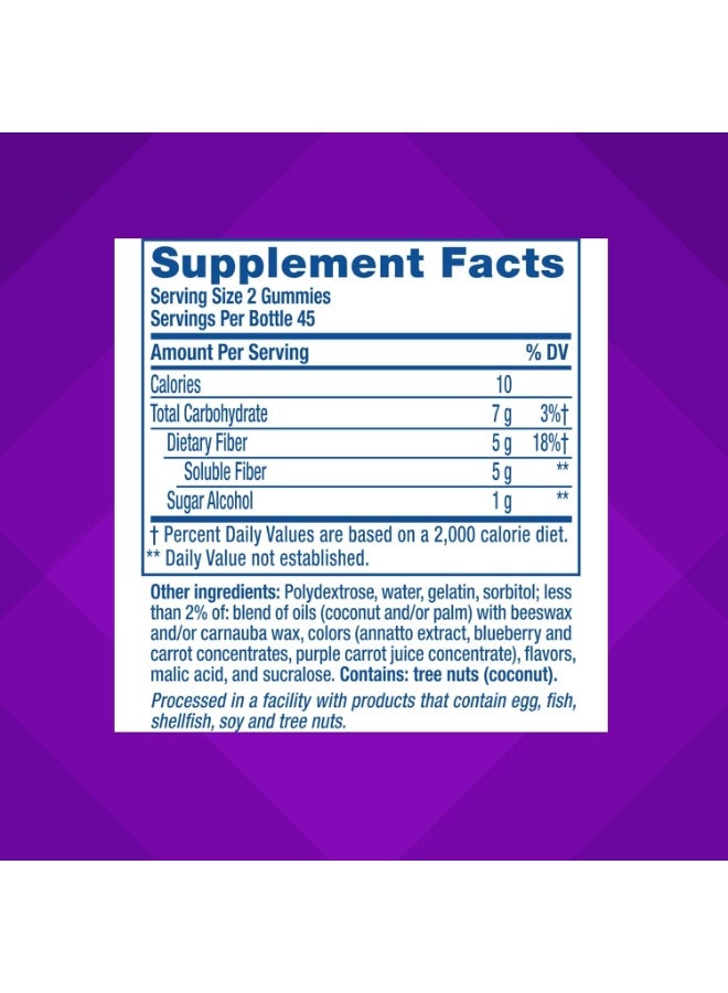 Vitafusion فيتامينات فايبر ويل الجيلاتينية، 90 حبة - Image 4