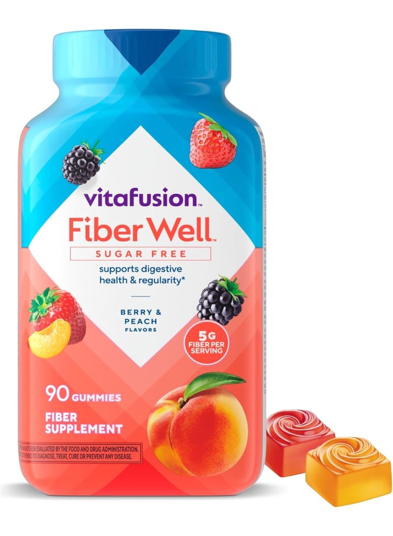 Vitafusion فيتامينات فايبر ويل الجيلاتينية، 90 حبة - Image 1