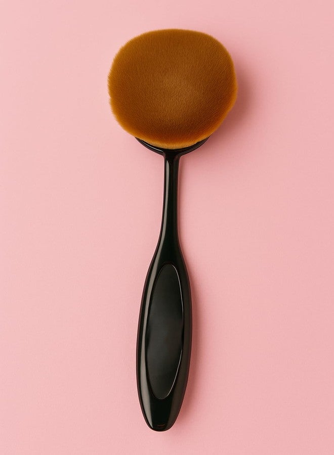 Sedell Paris LuxeBlend Tooth-Type Oval Face Brush All-in-One Beauty Tool for Airbrushed, Flawless Coverage - Image 2