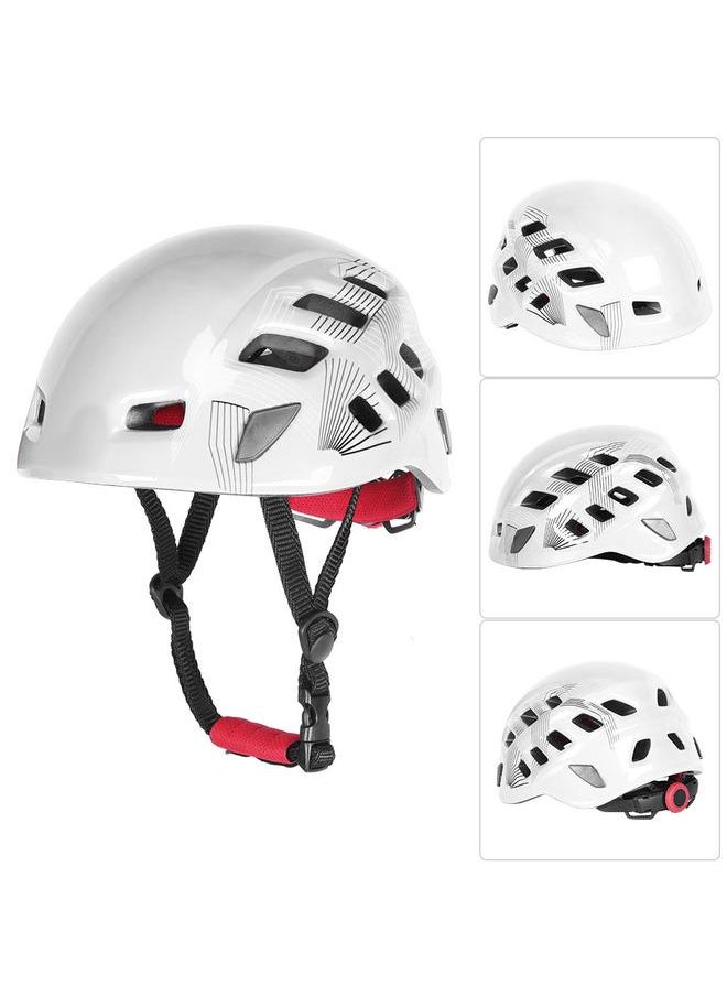 Thoraya Outdoor Sport Safety Helmet Adjustable Rock Climbing Head Protection Helmets(white)  - Image 5