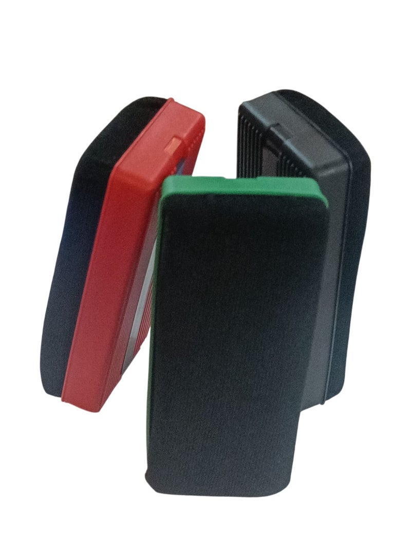 3-Piece Magnetic Whiteboard Eraser Multicolour - Image 1