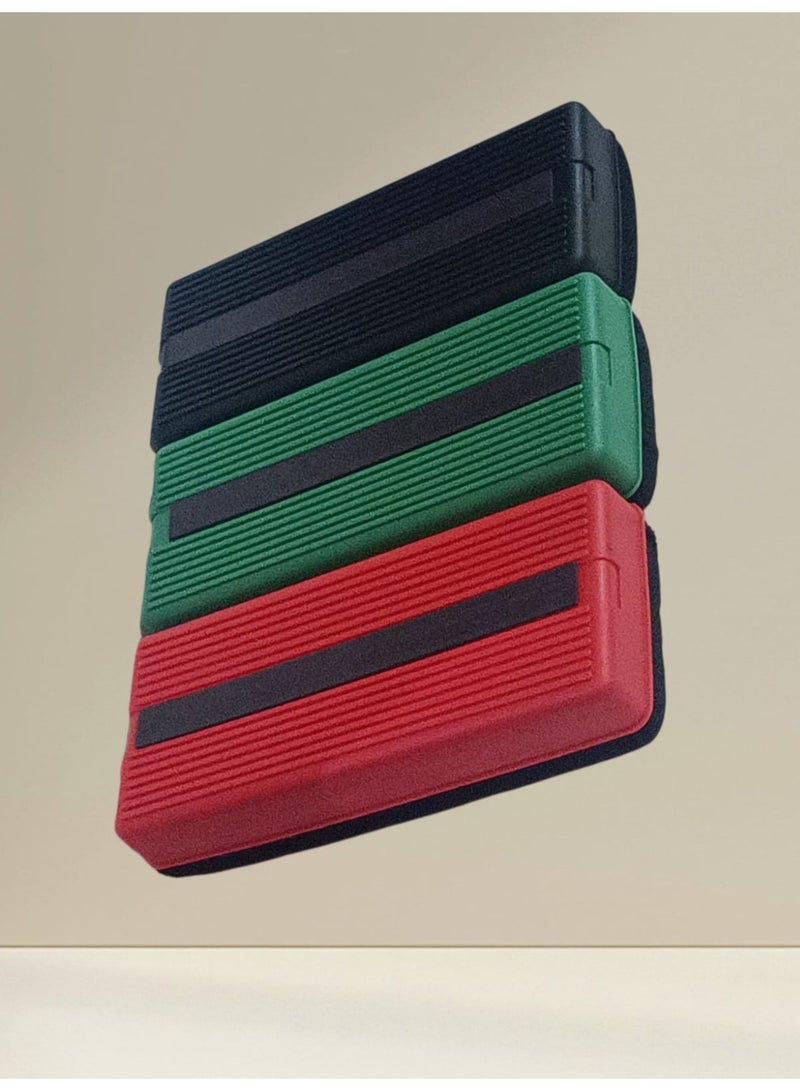 3-Piece Magnetic Whiteboard Eraser Multicolour - Image 3