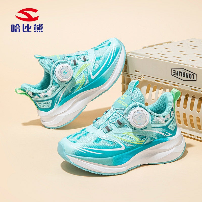 Habib Bear Double Net Boys Sneaker Girls Fashion Fashion Dad Shoes Campus Casual Shoes A Generation Of Hair - Image 5