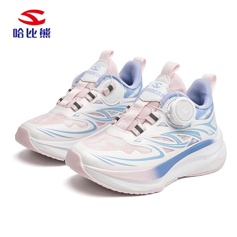 Habib Bear Double Net Boys Sneaker Girls Fashion Fashion Dad Shoes Campus Casual Shoes A Generation Of Hair - Image 1