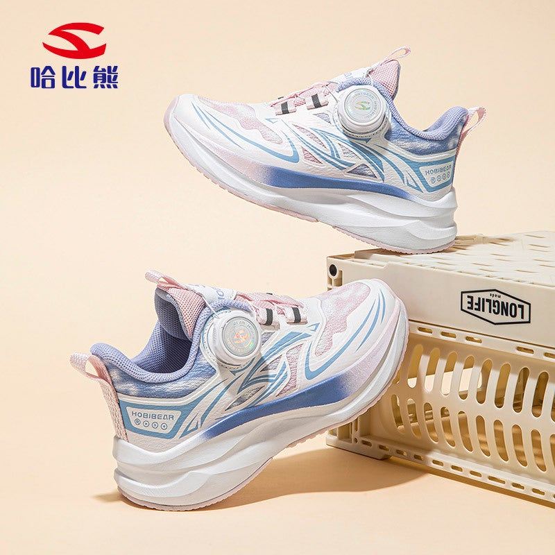 Habib Bear Double Net Boys Sneaker Girls Fashion Fashion Dad Shoes Campus Casual Shoes A Generation Of Hair - Image 4