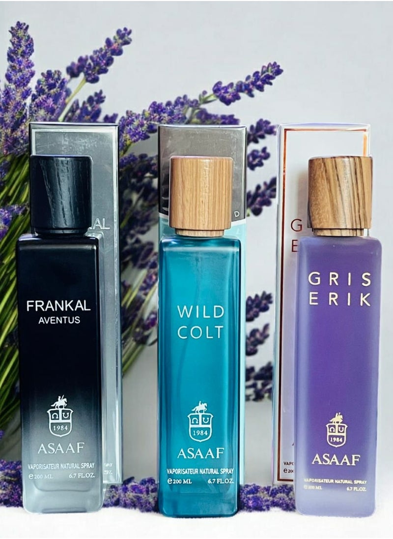 ASAAF - Asaaf Luxury Set 3 Pieces * 200 ml Eau de Parfum - Image 1