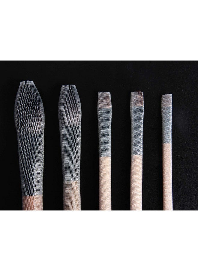 MosBug 200 Pack Protect Pro Makeup Brush Protector Reusable Expandable Mesh Cover For Eyeshadow Brush - Image 4