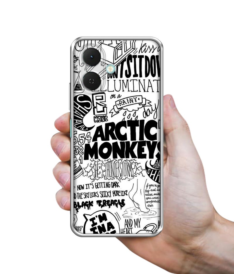 Casotec Arctic Monkeys Pattern Design Printed Silicon Soft TPU Back Case Cover for Tecno Spark Go 2 4G - Image 3