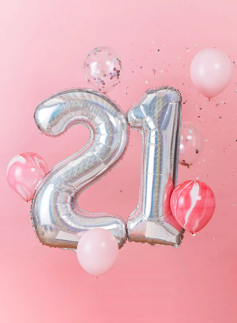 جينجر راي بالونات لعيد الـ 21