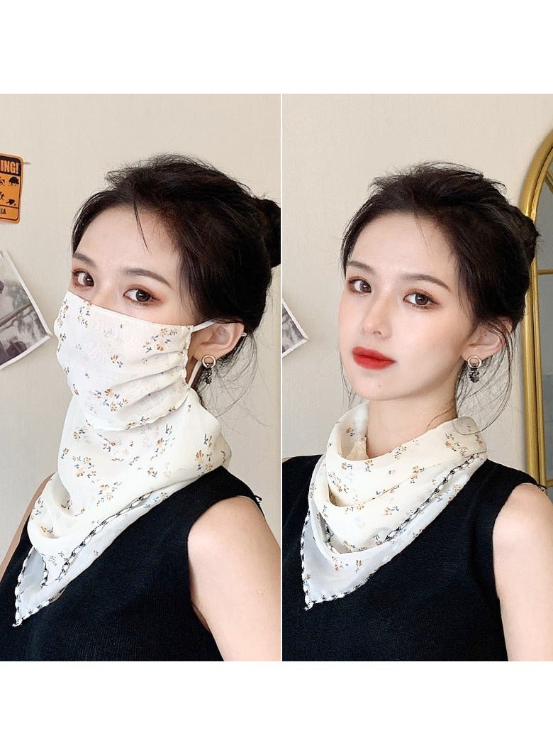 Etertoyle Sun Protection Face Mask Neck Gaiter Breathable Chiffon Veil Bandanas Scarf for Women Outdoor Activities - Image 1