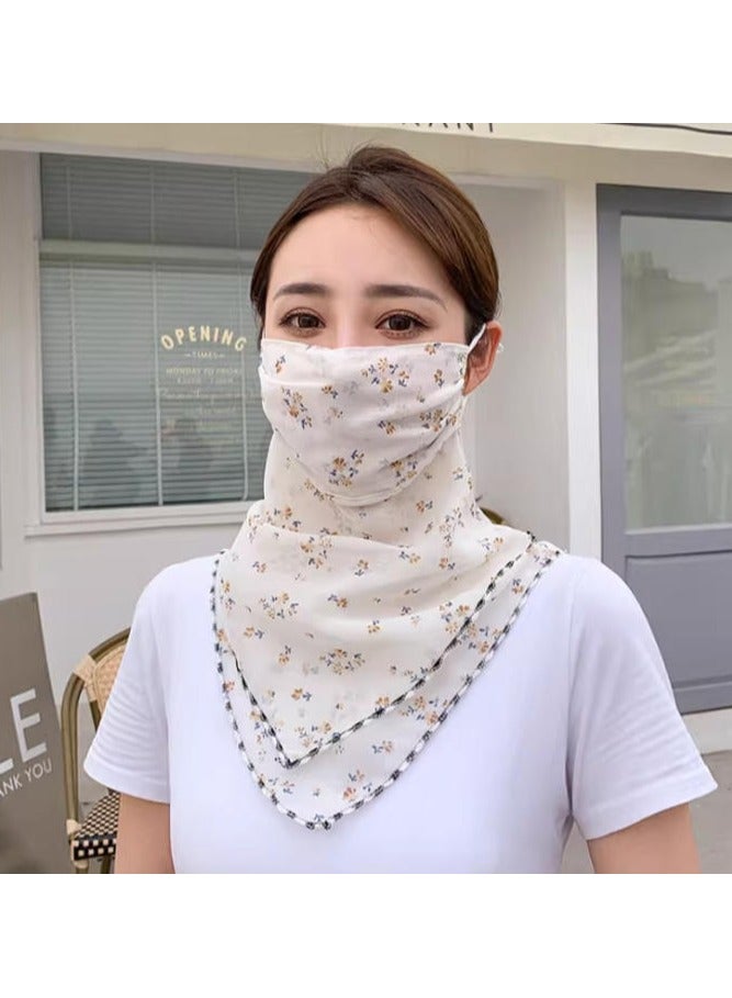 Etertoyle Sun Protection Face Mask Neck Gaiter Breathable Chiffon Veil Bandanas Scarf for Women Outdoor Activities - Image 2