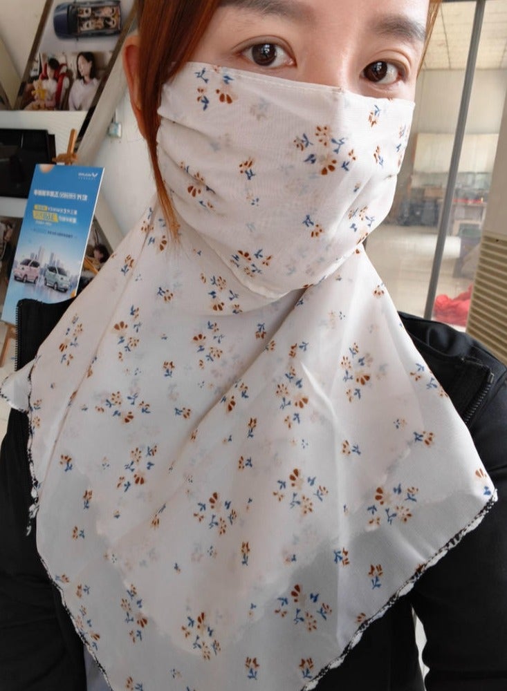 Etertoyle Sun Protection Face Mask Neck Gaiter Breathable Chiffon Veil Bandanas Scarf for Women Outdoor Activities - Image 4