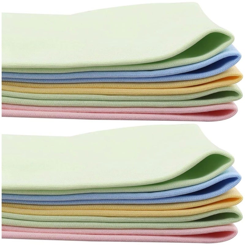 Reusable Dust Magnet Cloths – 5 Pack Microfiber Cleaning Cloths – Lint Free, Streak Free, Super Absorbent Towels – Perfect for Wood, Screens, Furniture, Stainless Steel & Glass Surfaces (pack 2) - Image 1