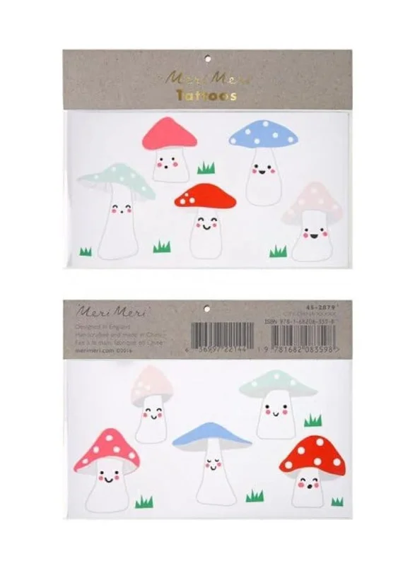 Meri Meri Happy Mushroom Tattoos