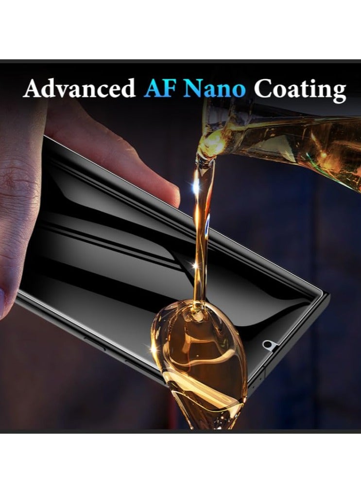 KASTWAVE 2 Pack for Samsung Galaxy S24 Ultra Privacy Screen Protector, Anti-Spy Flexible Hydrogel Film, Sensitive Touch  Fingerprint Unlock, Durable Anti-Scratch Shock-Resistant Full Coverage - Image 5