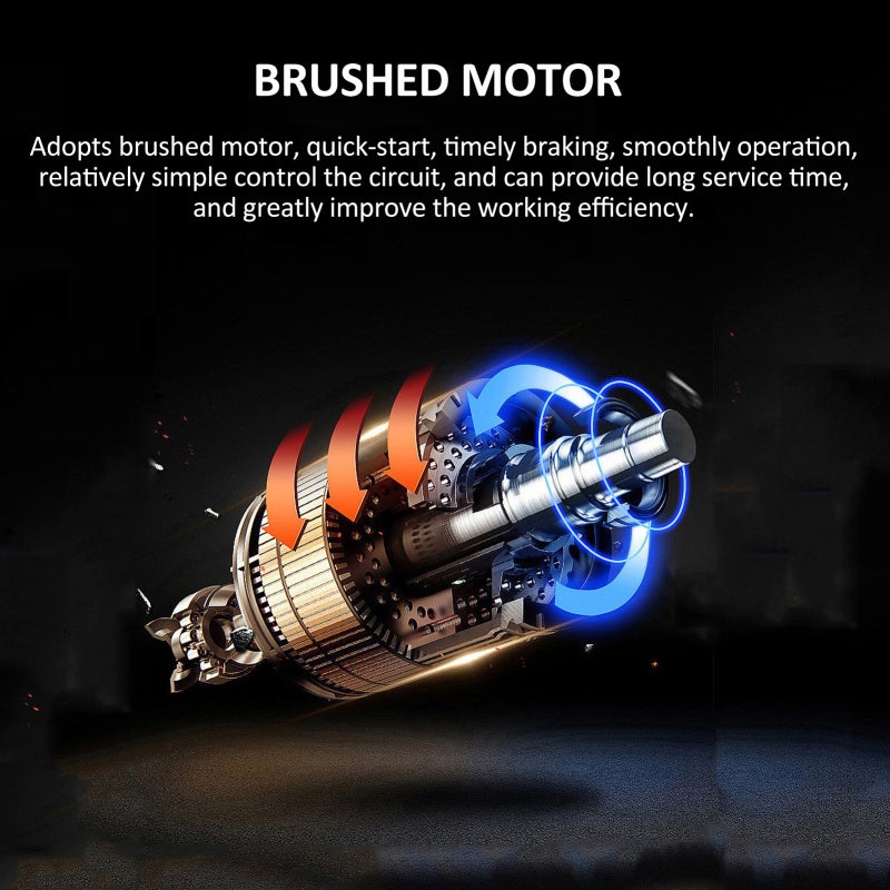 Cordless Electric Drill: Red 18+1 Torque Gears, Brushed Motor, 2-speed Regulation Modes - Forward Reverse Rotation, Led Light Portable Lithium Battery Drill for Home Diy, Professional Construction Wor - Image 5