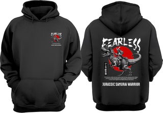 Unisex Fearless Jurassic Samurai Warrior Design Front Back Printed Regular Fit Black Sweatshirt - pzsku/Z468A3E566D7929C24A75Z/45/_/1730535609/210f2114-14b2-45c2-868e-b08e191166a1