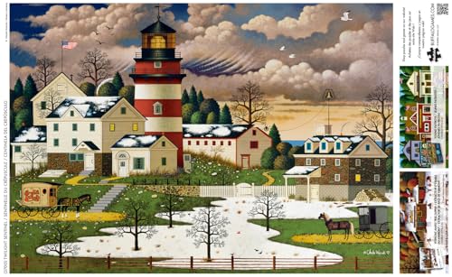 Buffalo Games - Charles Wysocki - Twilight Sentinel - 500 Piece Jigsaw Puzzle for Adults -Challenging Puzzle Perfect for Game Nights - Finished Size is 21.25 x 15.00 - Image 5