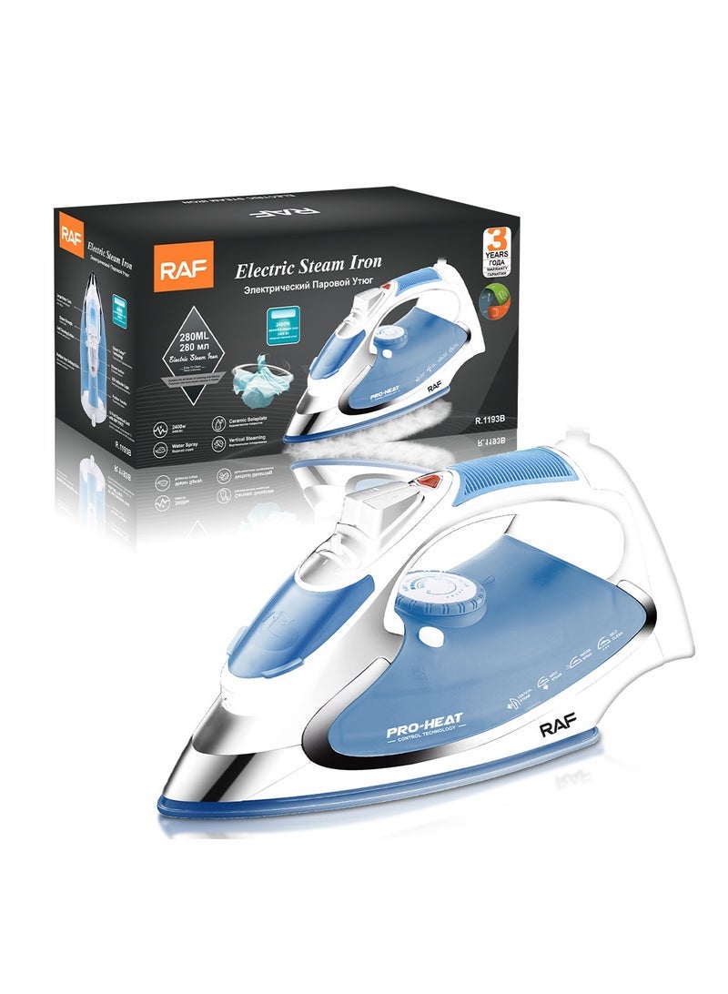 آر إيه أف مكواة بخار منزلية محمولة، ماكينة كي صغيرة محمولة R.1193B - Image 1