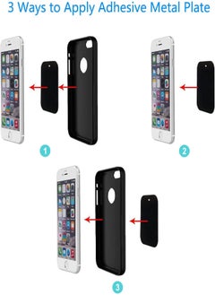 E COMMERCE  BAG Mobile Car Holder Universal Metal Plate For Magnetic Phone Car Mount Holder Cradle With Adhesive Pack Of 8  - Image 5