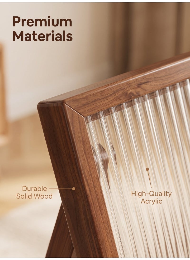 Foldable Coffee Table | Dining table | Folding Tea Table | Decoration Table | Bedroom table, Coffee color, 40cm L x 30cm W x 44cm H - Image 5