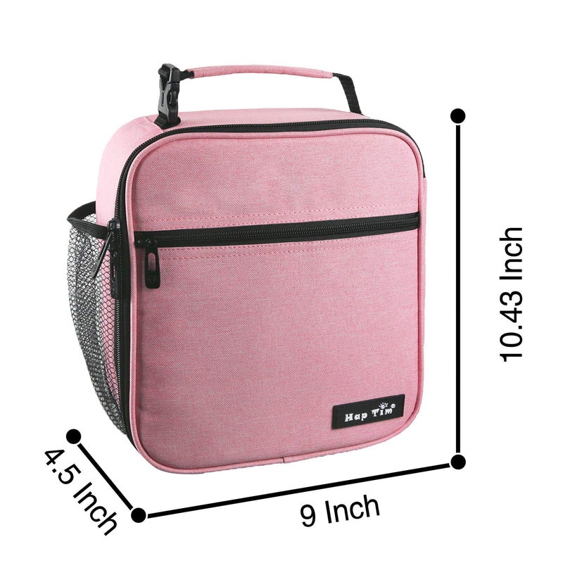Hap Tim lunchbox for Adult, Insulated Lunch Bag for Women, Reusable Lunch Box, Spacious Lunchbag, Pink (18654-PK) - Image 5