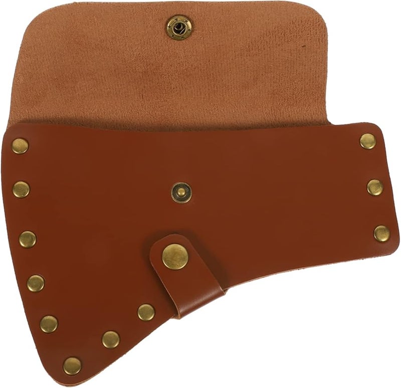 غطاء فأس من الجلد البولي الدائم غمد بلطة واقي تخزين آمن محمول للتخييم والبستنة - Image 2