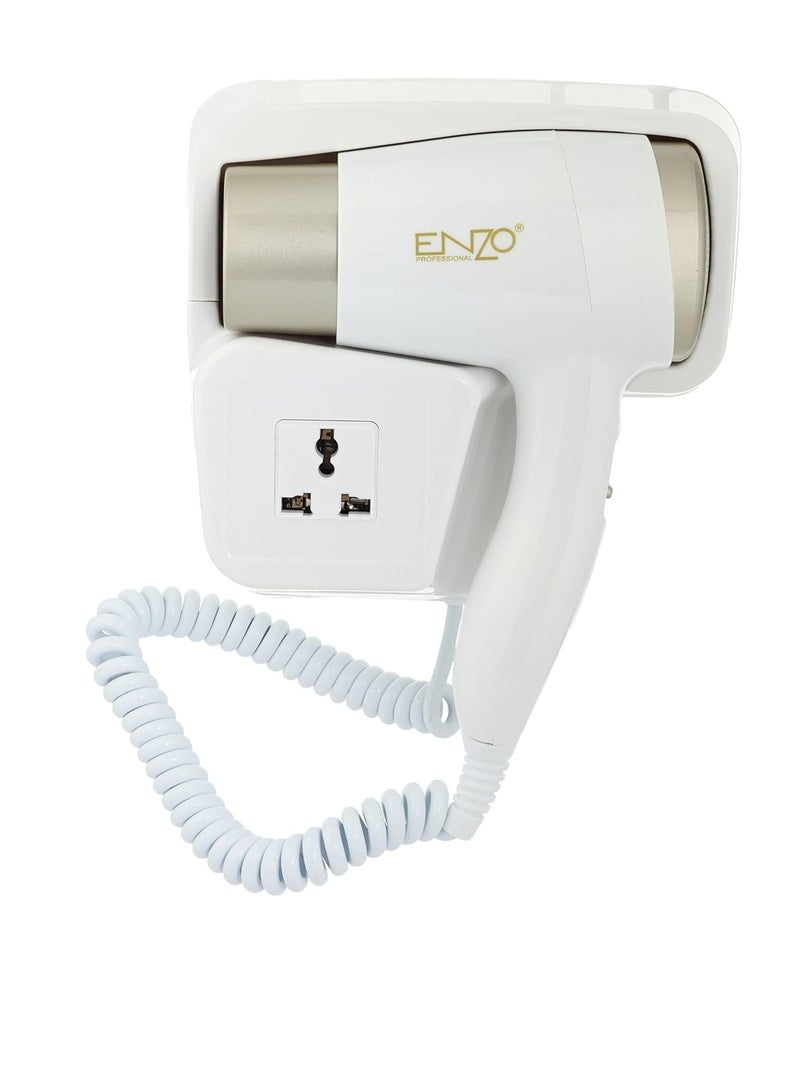 ENZO Professional Hair Dryer - 3000 Watts, Smooth Even Airflow, Removable Air Inlet Grill, Wind Power Regulating Switch, Temperature Control Switch, Overheating Protection Device EN-6622 - Image 1