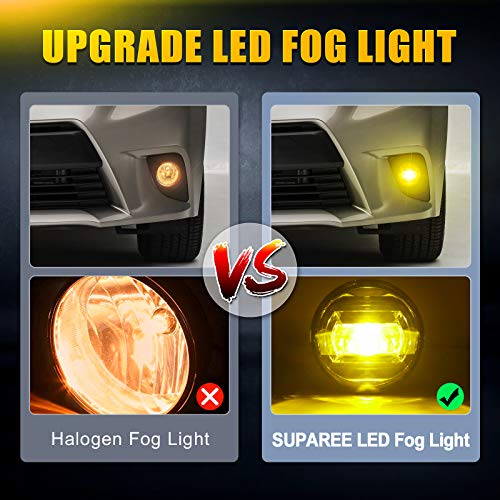 SUPAREE LED Fog Lights with Switchback Dual Color White/Yellow Fit for Tacoma 2005-2011/Tundra 2007-2013/Solara 2004-2006/Sequoia 2008-2015 Ideal for All-Weather Conditions,2 Pack - Image 4