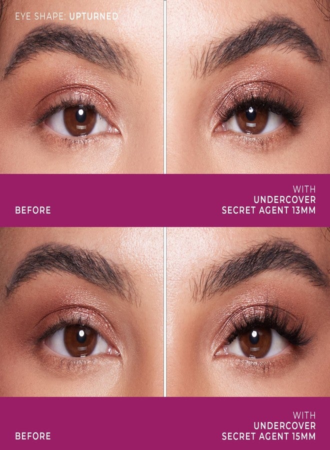 Lilly Lashes 3D Undercover Kit, DIY Lash Extension Kit in Secret Agent, At Home Eyelash Extension Kit Includes Lash Clusters + Lash Bond and Seal + Lash Applicator Tool, Classic Lengthening Style - Image 3