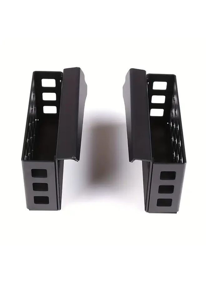 Aluminum Alloy Center Control Side Hanging Storage Basket Compatible With Ford Ranger 15-21 Black - Image 5