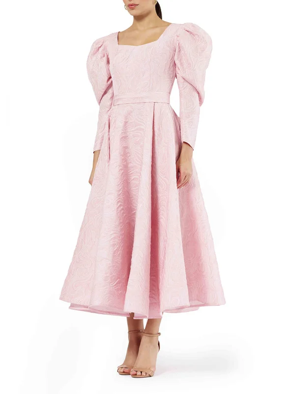 Amri Jacquard Midi Dress