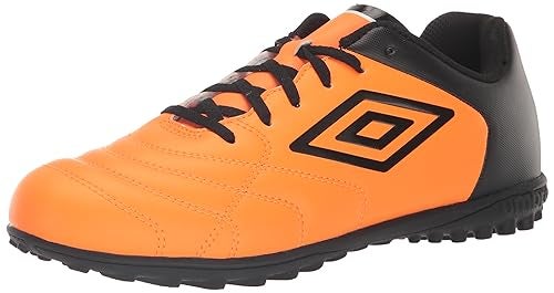 Umbro Men's Classico XI TF Soccer Turf Shoe, Orange/Black/White, 9.5 - Image 3