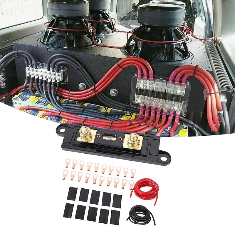 Aramox 4AWG 20 قدم سلك أرضي نحاسي مطلي بالألومنيوم لتشغيل سيارات الصوت ومحولات الطاقة للمركبات الترفيهية - Image 4