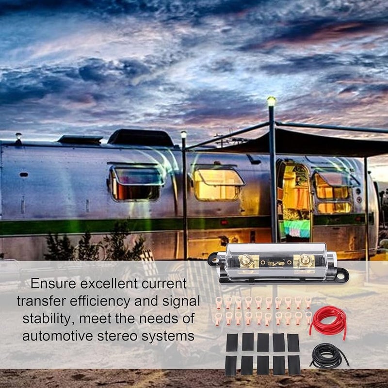 Aramox 4AWG 20 قدم سلك أرضي نحاسي مطلي بالألومنيوم لتشغيل سيارات الصوت ومحولات الطاقة للمركبات الترفيهية - Image 5