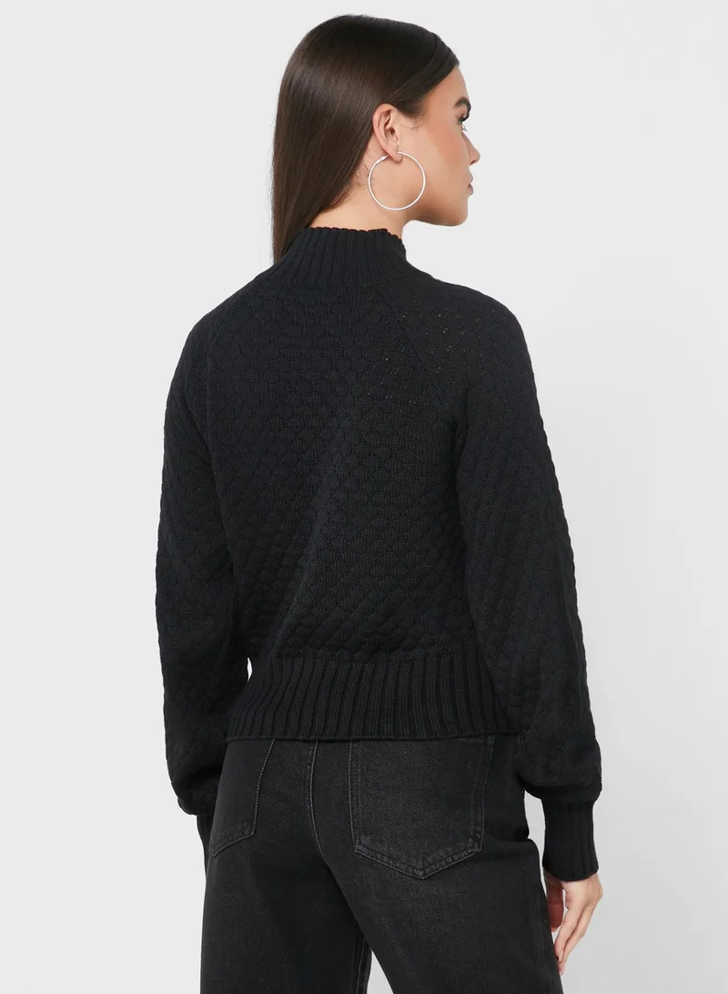 VERO MODA High Neck Knitted Sweater