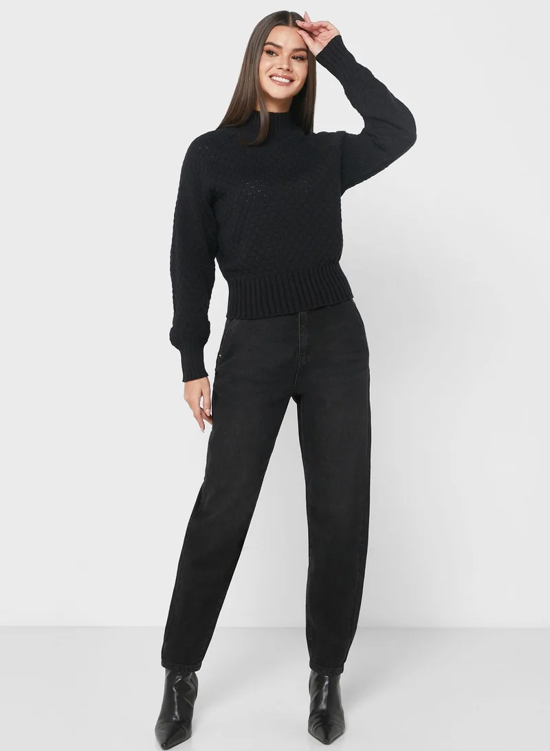 VERO MODA High Neck Knitted Sweater