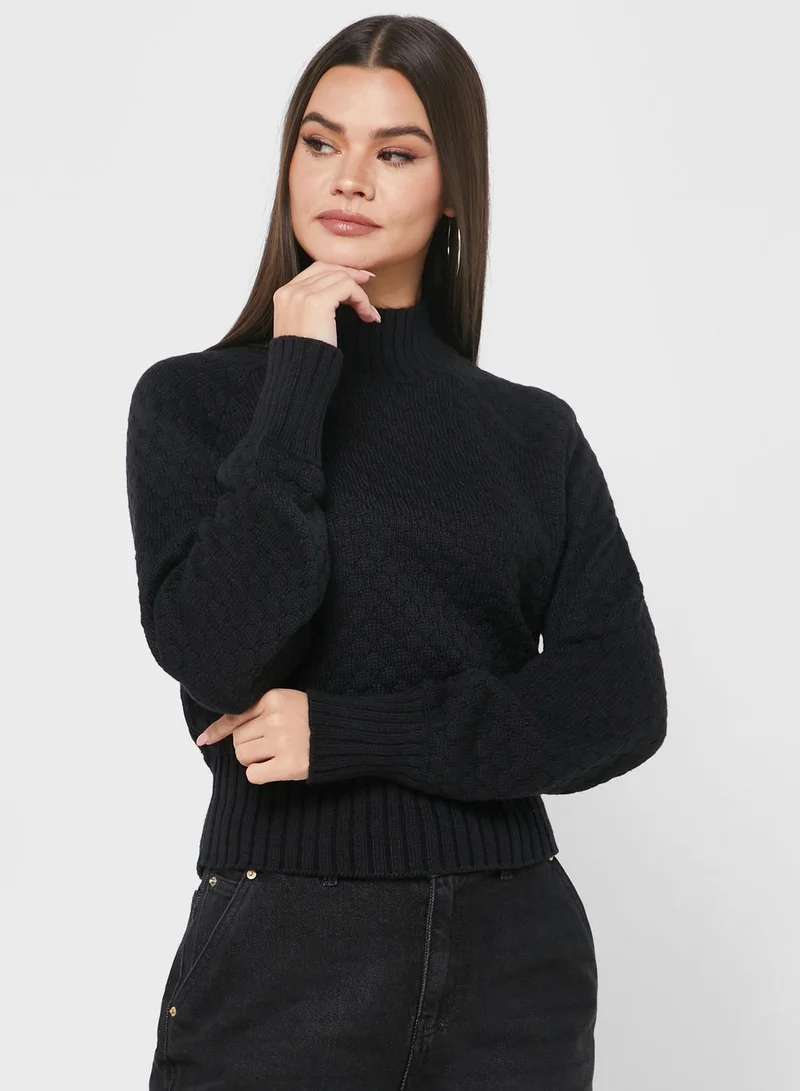 VERO MODA High Neck Knitted Sweater