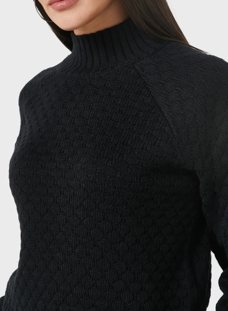 VERO MODA High Neck Knitted Sweater